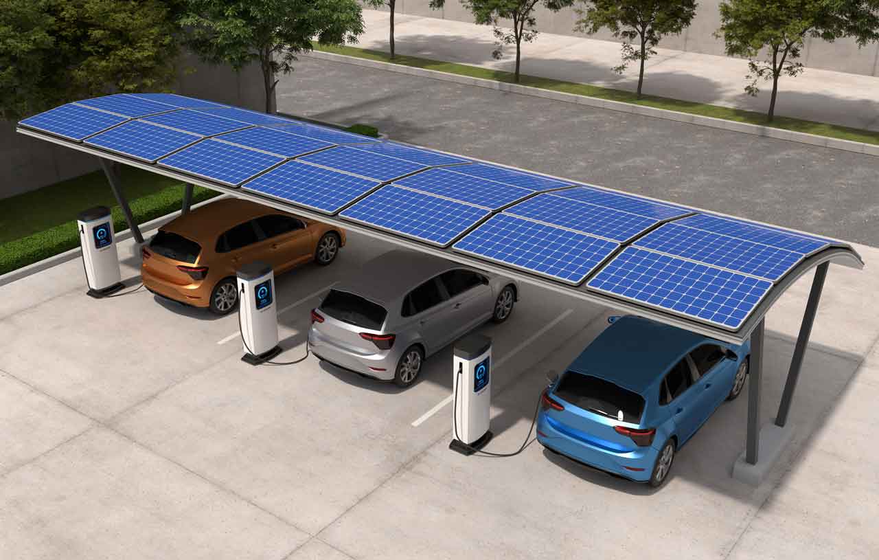 Solar Carparks are a great way to generate clean electricity showing your commitment to sustainability to your customers, partners and staff.